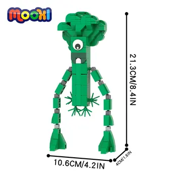 MOOXI Horror Game Зелен Банбан Модел Градивен елемент Тухлена Модел Брандираната Развитие Играчка За Деца, Подарък Сглобяване на Детайли MOC1285