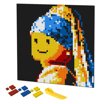 Пиксел графики 64X96 точки За поръчка на Снимка Личен портрет на Домашни любимци Деца Мозайка боядисване Строителни блокове Диамант е Най-подходящ за подаръци за рожден Ден