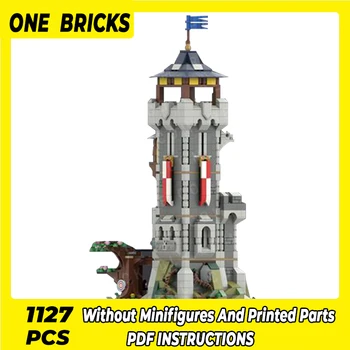 Градивните елементи на Moc, Модулен модел на замък, Кула Ареста, Технически тухли, Монтаж със собствените си ръце, строителни играчки за деца, празнични подаръци