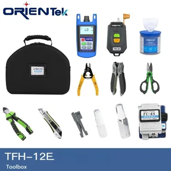 Orientek FTTH оптичен комплект инструменти с волоконным кливером -70 ~ + 6 стока, измерване на оптична мощност 10 Mw, визуален дефектоскоп