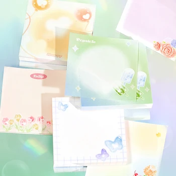 6 опаковки/лот Глазурованная серия Pinellia ternata, уважаеми творческа обстановка, на хартиен бележник 