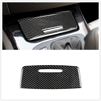 За BMW серия 3 E90 E92 E93 2005-2012, тампон върху лентата запалка, Централна стикер от въглеродни влакна, декоративна лента