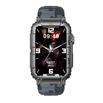 Смарт часовници KR88 с 1,57-инчов HD Гривната с голям екран, Bluetooth-Предизвикателство, Мониторинг на състоянието на Здраве, Спорт на открито, Мъжки И Женски Умен Часовник