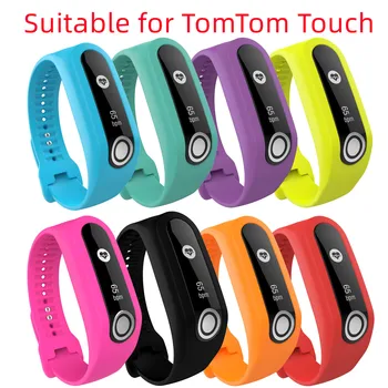 Подходящ за интелигентни замяна на гривната TomTom Touch, сензорни часовници, силиконов каишка TomTom Touchsports