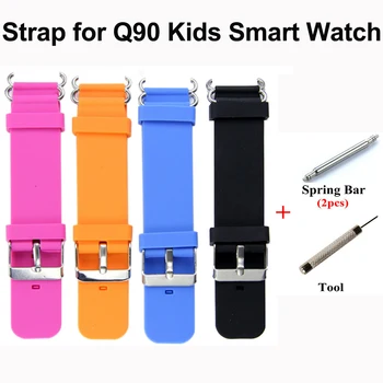 Комплект ленти за умни часовници с пружинным съединение 2 елемента и инструменти, детски умен часовник с GPS-каишка силиконов каишка на китката, за да В9