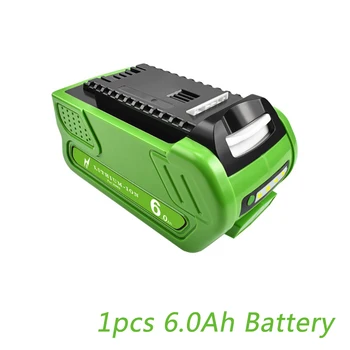 Нова Литиево-йонна Акумулаторна Батерия 40V 18650 40V 6000mAh за GreenWorks 29462 29472 29282 G-MAX GMAX Косачка, електрически инструменти и Батерия