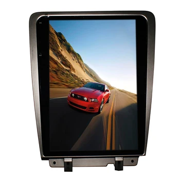Вертикално авторадио в стил Тесла Android 9,0 Автомобилна GPS-навигация за Ford Mustang 2009-2015, Мултимедиен плеър, камера на устройството