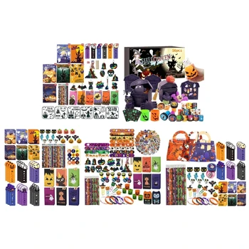 Подаръчен комплект канцеларски материали на Хелоуин за бебето, Пълнители за чанти за Хелоуин, играчка за Хелоуин Y9RF