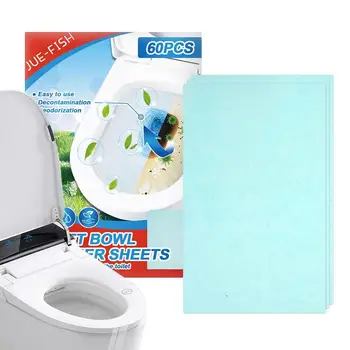 Почистващи средства за тоалетна, Безопасни за Разтваряне на Кърпи, Опаковка от 60 Почистващи Ленти Премахва Петна и неприятни миризми, Освежава си Тоалетни