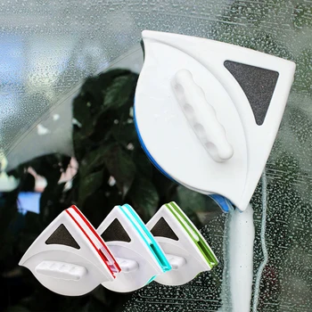 Двустранен магнитен Чистачките Инструмент за почистване на стъкло Магнитна четка За Въздушна Търкане на прозоречни Стъкла Домашна четка за почистване
