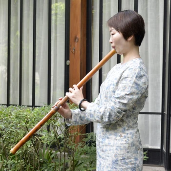 Музикален инструмент Yuping dongxiao major играе в китайския бамбукова дръжка, фурна инструмент, бамбук клавиш Xiao G F.