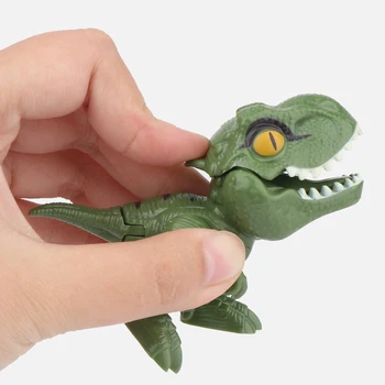 Нова Играчка-динозавър с непоседой-пръст в подарък, Джурасик период, Хитър модел Тираннозавра, Интерактивна Кусающаяся ръка, Творчески Забавен подарък