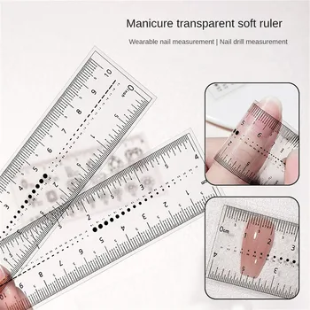 Инструмент за измерване на професионално ниво, точния размер, лесен за употреба, подходящ за всички типове нокти, Точни измервания на размера на нокти
