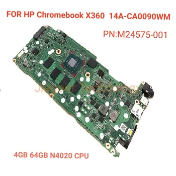 Истински M24575-001 за HP Chromebook x360 14A-ВА Серия N4020 Процесор, 4 GB оперативна памет, 64 GB дънна Платка 100% Тестова Работа
