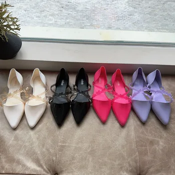 Мелиса/ Лятна дамски обувки на равна подметка, Модни дамски Желеобразные Сандали с лък, Нишевый Дизайн, Плажни Обувки За възрастни Момичета SM165