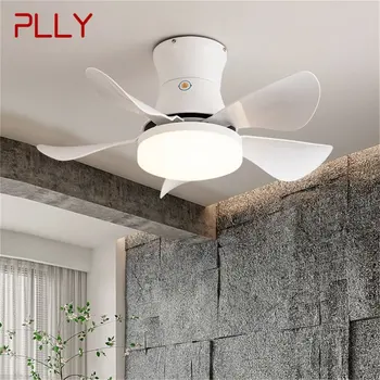 Вентилатор на тавана PLLY nordic с дистанционно управление, модерно led осветление за дома, спални, трапезария