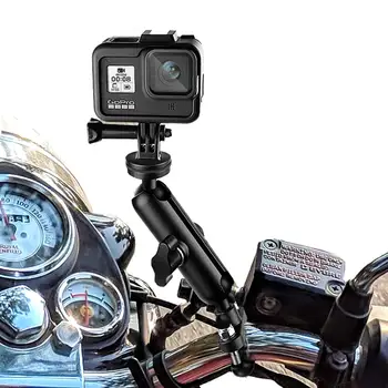 Поддръжка на камери за мотоциклет на 360 °, държач за кормило на Велосипед, Спортна екшън камера, Велосипеди скоба за Gopro Osmo Insta360