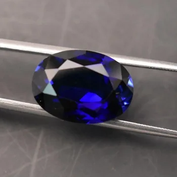 Естествен син сапфир неотапливаемой овална кройка 13x18 mm 15.0 ct скъпоценен камък АААА + VVS россыпной скъпоценен камък за бижута
