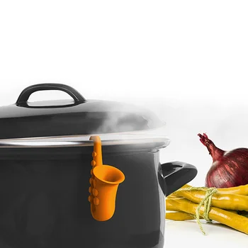 Креативна кухненски прибори Силикон пот под формата на рожка саксофон, поднимающаяся покритие, водоустойчиви кухненски прибори, инструменти, кухненски приспособления