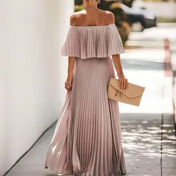 SUJYing, Нова Дамска мода 2023, Лятото Сексуалното шифоновое вечерна рокля с открити рамене