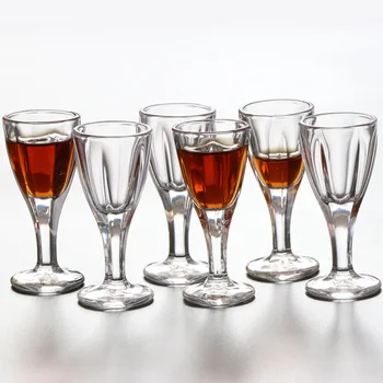 Продажба на едро на 10 мл X 6 бр./компл. Креативен прозрачен домакински малка чаша Вино, чаша за алкохол и алкохолни напитки