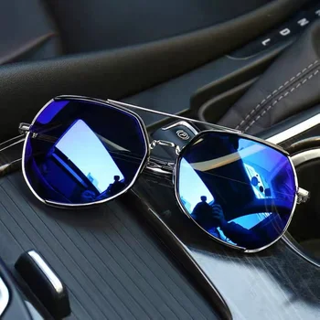Нови мъжки модни слънчеви очила за шофиране, дамски слънчеви очила за спорт на открито, мъжки реколта маркови и дизайнерски очила с UV400 Gafas De Sol