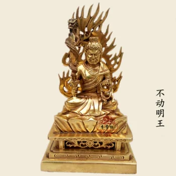 21 см Статуя на Буда Щастлив Пазител на Богатството на Мамон Акарата Статуя