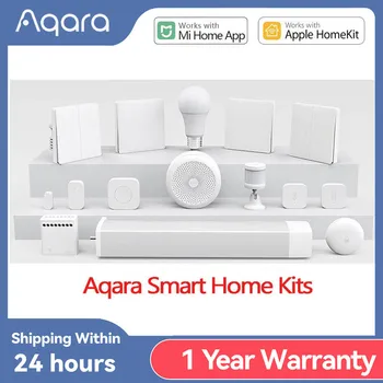 Aqara Smart Homekits Портал Хъб M1S Сензор за присъствие на човека FP1 Aqara Сензор за врати, прозорци, температура, влажност, вибрации
