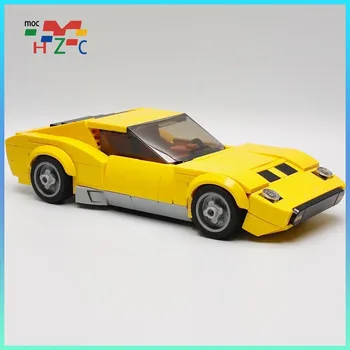 2023 MOC-129796 325 бр. Miura SV V12 Суперавтомобил на Състезателен Автомобил, Спортна Кола Модел Строителни Блокове на Детски Образователни Играчки, Подаръци