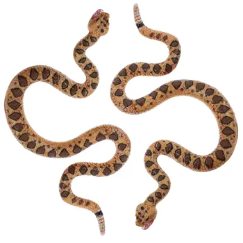 Реалистична змия, реалистичен подпори на гърмяща змия точно вид измама подпори, модел змии, пластмасови фигурки на животни, подаръци за партита