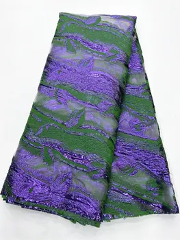 LHDB03 продажба на Едро на африканската жаккардовой дантелен плат, нов модел нигерийски завързана кърпа, добро качество на парчовой завързана кърпа за женски рокли