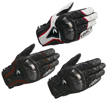 Ръкавици мотоциклетист кожени мотоциклетни ръкавици, изработени от въглеродни влакна, - мини, които капка състезателни ръкавици RS-390