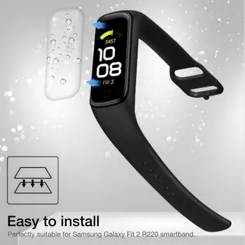 Гидрогелевая фолио За Samsung Galaxy Fit 2 R220 TPU HD Ультратонкая, С Пълно покритие защитно Фолио за дисплея, лесна за инсталиране